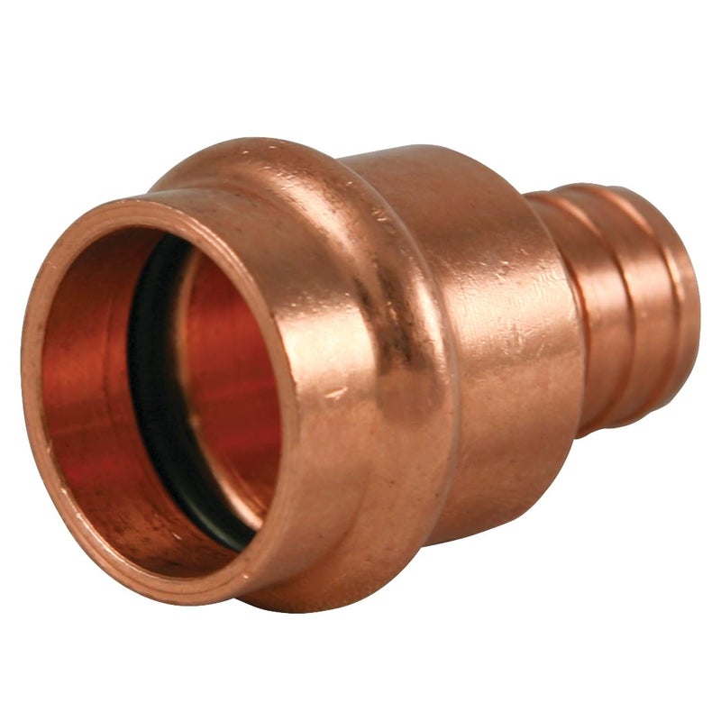 NIBCO Fig No PC604-P, 1/2 in. Copper Adapter PEX x Press, Leak Detect